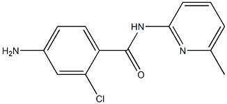 4-amino-2-chloro-N-(6-methylpyridin-2-yl)benzamide Structure