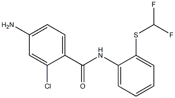4-amino-2-chloro-N-{2-[(difluoromethyl)sulfanyl]phenyl}benzamide