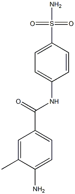 4-amino-3-methyl-N-(4-sulfamoylphenyl)benzamide,,结构式