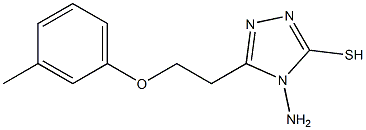 4-amino-5-[2-(3-methylphenoxy)ethyl]-4H-1,2,4-triazole-3-thiol|