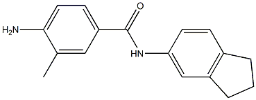 4-amino-N-(2,3-dihydro-1H-inden-5-yl)-3-methylbenzamide Structure