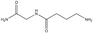 4-amino-N-(2-amino-2-oxoethyl)butanamide Structure