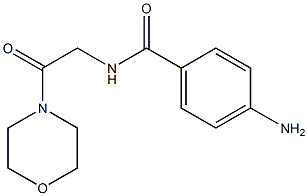 4-amino-N-(2-morpholin-4-yl-2-oxoethyl)benzamide