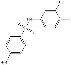 4-amino-N-(3-chloro-4-methylphenyl)benzene-1-sulfonamide Structure