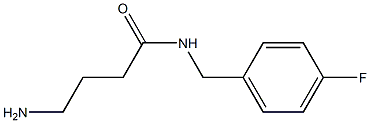  4-amino-N-(4-fluorobenzyl)butanamide