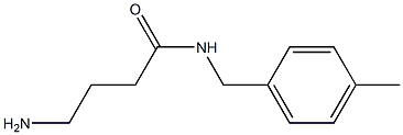 4-amino-N-(4-methylbenzyl)butanamide Structure