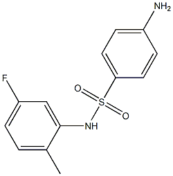 4-amino-N-(5-fluoro-2-methylphenyl)benzenesulfonamide