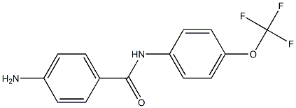 4-amino-N-[4-(trifluoromethoxy)phenyl]benzamide Structure