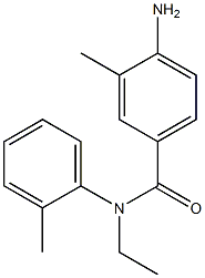 4-amino-N-ethyl-3-methyl-N-(2-methylphenyl)benzamide Structure