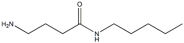 4-amino-N-pentylbutanamide 化学構造式