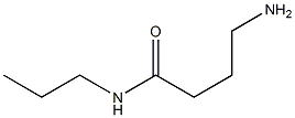 4-amino-N-propylbutanamide 结构式