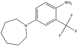 4-azepan-1-yl-2-(trifluoromethyl)aniline 化学構造式