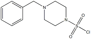 4-benzylpiperazine-1-sulfonyl chloride 化学構造式