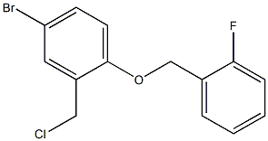  4-bromo-2-(chloromethyl)-1-[(2-fluorophenyl)methoxy]benzene