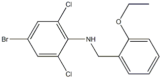 4-bromo-2,6-dichloro-N-[(2-ethoxyphenyl)methyl]aniline