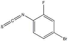 4-bromo-2-fluoro-1-isothiocyanatobenzene,,结构式