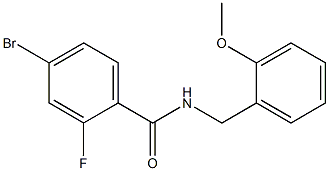 4-bromo-2-fluoro-N-(2-methoxybenzyl)benzamide|