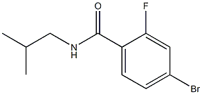 4-bromo-2-fluoro-N-isobutylbenzamide Structure