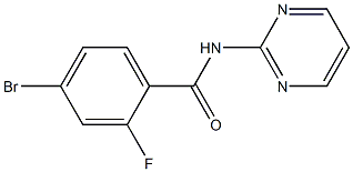 4-bromo-2-fluoro-N-pyrimidin-2-ylbenzamide