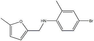  4-bromo-2-methyl-N-[(5-methylfuran-2-yl)methyl]aniline