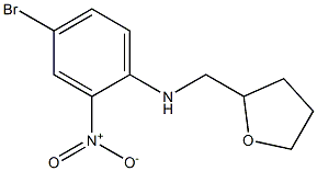4-bromo-2-nitro-N-(oxolan-2-ylmethyl)aniline