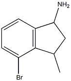 4-bromo-3-methyl-2,3-dihydro-1H-inden-1-amine Structure