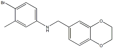 4-bromo-N-(2,3-dihydro-1,4-benzodioxin-6-ylmethyl)-3-methylaniline