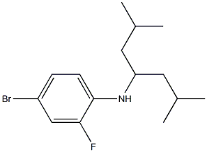 4-bromo-N-(2,6-dimethylheptan-4-yl)-2-fluoroaniline
