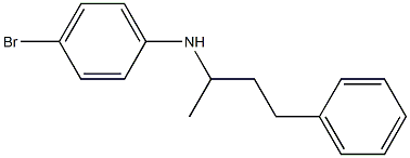 4-bromo-N-(4-phenylbutan-2-yl)aniline,,结构式