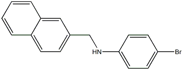 4-bromo-N-(naphthalen-2-ylmethyl)aniline Structure