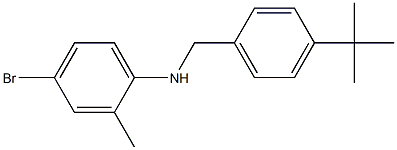 4-bromo-N-[(4-tert-butylphenyl)methyl]-2-methylaniline