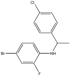 4-bromo-N-[1-(4-chlorophenyl)ethyl]-2-fluoroaniline