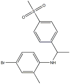 4-bromo-N-[1-(4-methanesulfonylphenyl)ethyl]-2-methylaniline