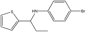 4-bromo-N-[1-(thiophen-2-yl)propyl]aniline