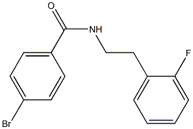 4-bromo-N-[2-(2-fluorophenyl)ethyl]benzamide