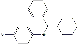  4-bromo-N-[cyclohexyl(phenyl)methyl]aniline