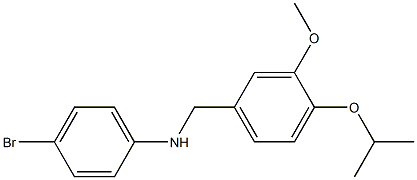  4-bromo-N-{[3-methoxy-4-(propan-2-yloxy)phenyl]methyl}aniline