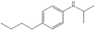 4-butyl-N-(propan-2-yl)aniline Struktur