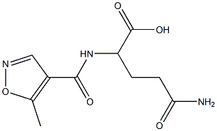 4-carbamoyl-2-[(5-methyl-1,2-oxazol-4-yl)formamido]butanoic acid Structure