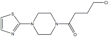 4-chloro-1-[4-(1,3-thiazol-2-yl)piperazin-1-yl]butan-1-one,,结构式