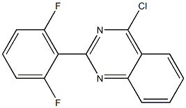 4-chloro-2-(2,6-difluorophenyl)quinazoline 化学構造式