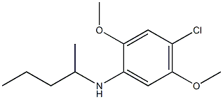 4-chloro-2,5-dimethoxy-N-(pentan-2-yl)aniline|