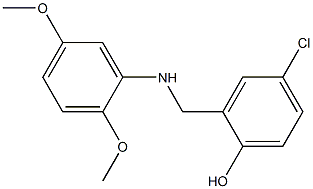 4-chloro-2-{[(2,5-dimethoxyphenyl)amino]methyl}phenol|