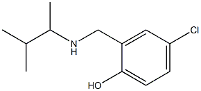 4-chloro-2-{[(3-methylbutan-2-yl)amino]methyl}phenol|