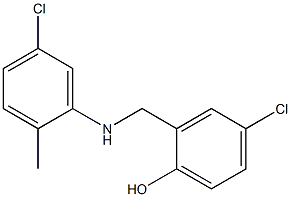 4-chloro-2-{[(5-chloro-2-methylphenyl)amino]methyl}phenol
