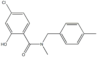 4-chloro-2-hydroxy-N-methyl-N-[(4-methylphenyl)methyl]benzamide