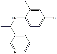 4-chloro-2-methyl-N-[1-(pyridin-3-yl)ethyl]aniline|