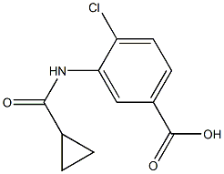 4-chloro-3-[(cyclopropylcarbonyl)amino]benzoic acid