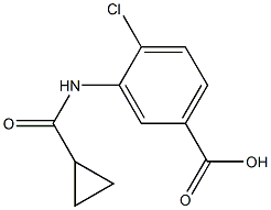  4-chloro-3-[(cyclopropylcarbonyl)amino]benzoic acid