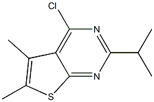 4-chloro-5,6-dimethyl-2-(propan-2-yl)thieno[2,3-d]pyrimidine